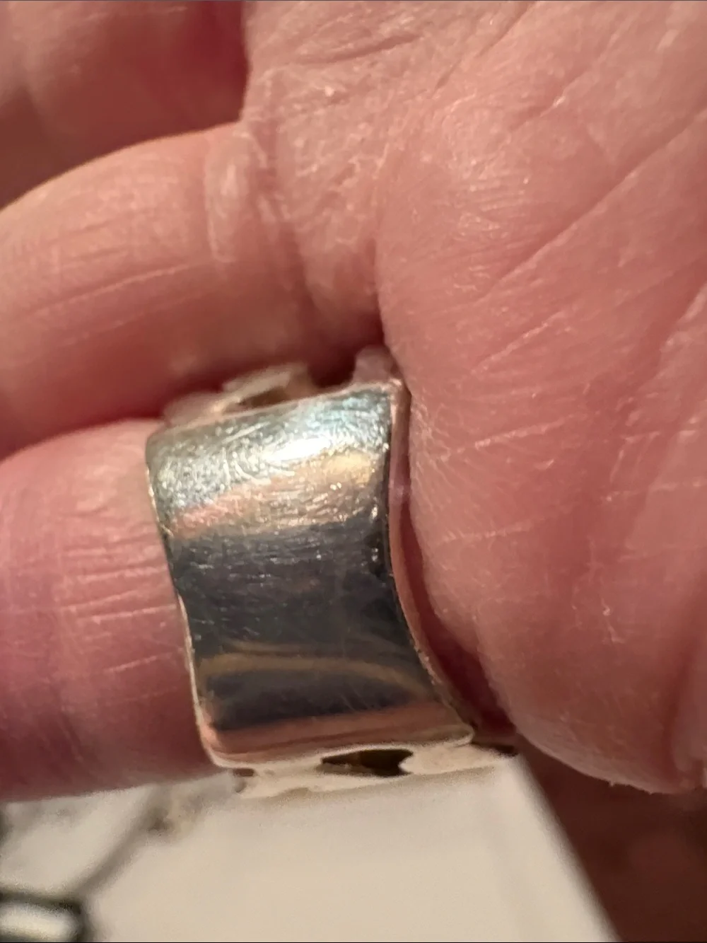 Silpada Openwork Scroll Band Ring in Silver